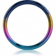 ANODISED SURGICAL STEEL HINGED SEGMENT RING