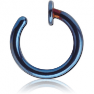 ANODISED SURGICAL STEEL OPEN NOSE RING