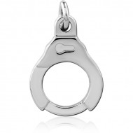RHODIUM PLATED BRASS CHARM