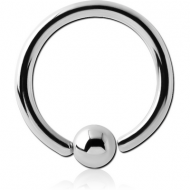 SURGICAL STEEL FIXED BEAD RING PIERCING
