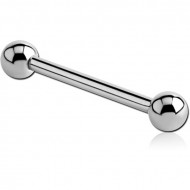 SURGICAL STEEL INTERNALLY THREADED BARBELL