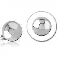 SURGICAL STEEL BALL FOR 1.6MM INTERNALLY THREADED PIN PIERCING