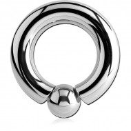 SURGICAL STEEL INTERNALLY THREADED BALL CLOSURE RING