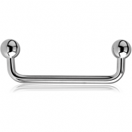 TITANIUM LONG 90 DEGREE STAPLE MICRO BARBELL PIERCING