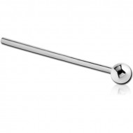 STERLING SILVER 925 STRAIGHT BALL NOSE STUD PIERCING