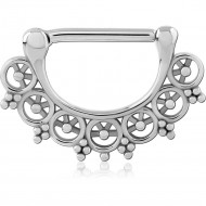 SURGICAL STEEL NIPPLE CLICKER PIERCING