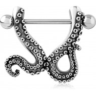 SURGICAL STEEL NIPPLE BAR PIERCING