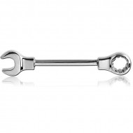 SURGICAL STEEL NIPPLE BAR - WRENCH PIERCING