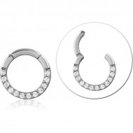 SURGICAL STEEL JEWELED MULTI PURPOSE CLICKER PIERCING