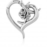 SURGICAL STEEL HINGED SEGMENT CLICKER PIERCING