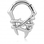 SURGICAL STEEL HINGED SEGMENT CLICKER PIERCING