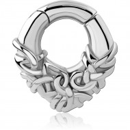SURGICAL STEEL HINGED SEGMENT CLICKER PIERCING