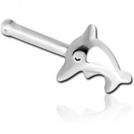 STERLING SILVER 925 DOLPHIN NOSE BONE