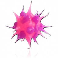 SILICONE SPIKEY BALL PIERCING