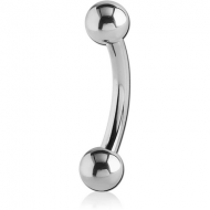 TITANIUM CURVED BARBELL PIERCING