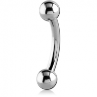 TITANIUM CURVED MICRO BARBELL PIERCING