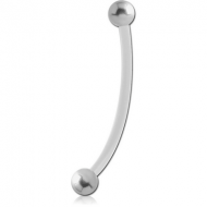 BIOFLEX CURVED MICRO BARBELL WITH TITANIUM BALLS PIERCING
