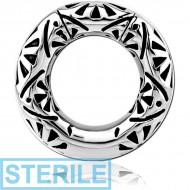 STERILE SURGICAL STEEL SEGMENT RING PIERCING
