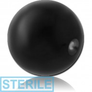 STERILE BLACK PVD COATED SURGICAL STEEL BALL FOR BALL CLOSURE RING