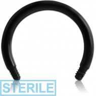 STERILE BLACK PVD COATED SURGICAL STEEL MICRO CIRCULAR BARBELL PIN