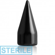 STERILE BLACK PVD COATED SURGICAL STEEL MICRO MINI SPIKE