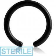 STERILE BLACK PVD COATED TITANIUM BALL CLOSURE RING PIN