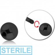 STERILE BLACK PVD COATED TITANIUM BALL