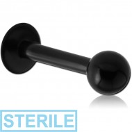 STERILE BLACK PVD COATED TITANIUM LABRET