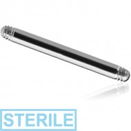 STERILE SURGICAL STEEL BARBELL PIN PIERCING
