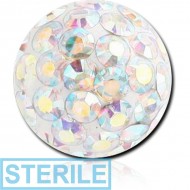 STERILE EPOXY COATED CRYSTALINE JEWELLED MICRO BALL PIERCING