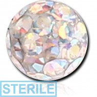 STERILE EPOXY COATED VALUE CRYSTALINE JEWELLED MICRO BALL PIERCING