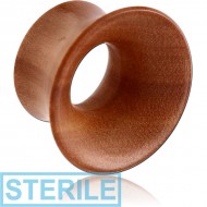 STERILE ORGANIC WOODEN TUNNEL ROSE-WOOD-SAWO SINGLE FLARED PIERCING