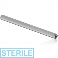 STERILE SURGICAL STEEL INTERNALLY THREADED BARBELL PIN PIERCING