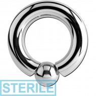 STERILE SURGICAL STEEL INTERNALLY THREADED BALL CLOSURE RING PIERCING