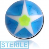 STERILE UV ACRYLIC GLITTERING MURANO MICRO BALL PIERCING