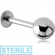 STERILE SURGICAL STEEL MICRO LABRET