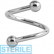 STERILE SURGICAL STEEL MICRO BODY SPIRAL