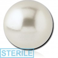 STERILE SYNTHETIC PEARL BALL PIERCING
