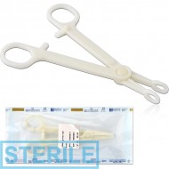 STERILE DISPOSAL ROUND CLAMPS PIERCING