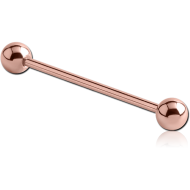 ROSE GOLD PVD COATED TITANIUM MICRO BARBELL PIERCING