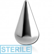 STERILE SURGICAL STEEL ROUND SPIKE PIERCING