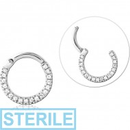 STERILE SURGICAL STEEL JEWELLED MULTI PURPOSE CLICKER PIERCING