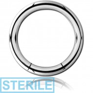 STERILE TITANIUM SMOOTH SEGMENT RING PIERCING