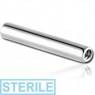 STERILE TITANIUM INTERNALLY THREADED MICRO BARBELL PIN PIERCING