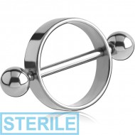 STERILE TITANIUM NIPPLE SHIELD PIERCING