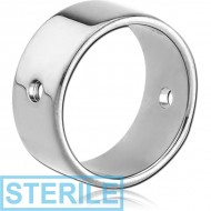 STERILE TITANIUM NIPPLE SHIELD PART PIERCING