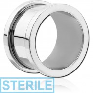 STERILE SURGICAL STEEL THREADED TUNNEL PIERCING
