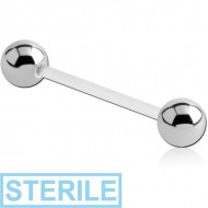 STERILE BIOFLEX BARBELL WITH STEEL BALLS PIERCING