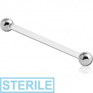 STERILE BIOFLEX MICRO BARBELL WITH STEEL BALLS