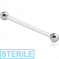 STERILE BIOFLEX MICRO BARBELL WITH STEEL BALLS PIERCING